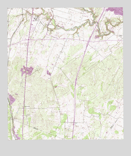 Losoya, TX USGS Topographic Map