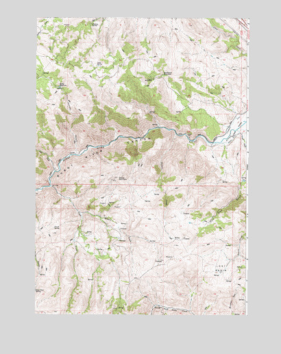 Lost Basin, OR USGS Topographic Map