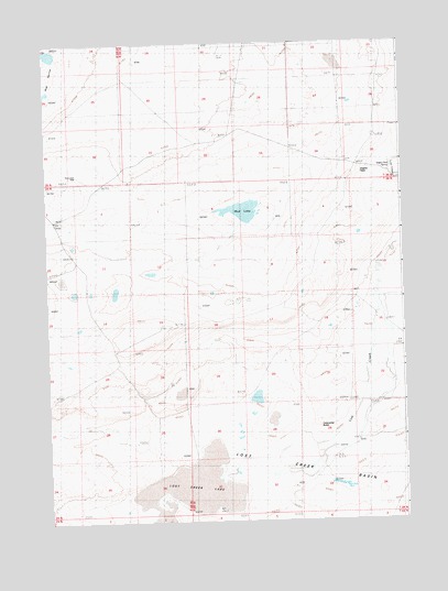 Lost Creek Lake, WY USGS Topographic Map