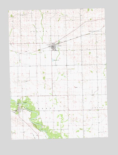 Lost Nation, IA USGS Topographic Map