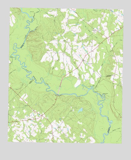Lothair, GA USGS Topographic Map