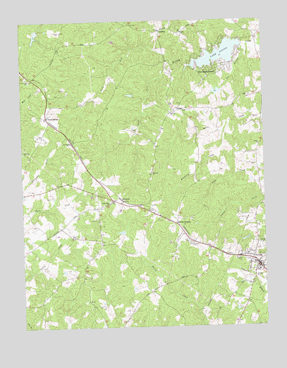 Louisa, VA USGS Topographic Map