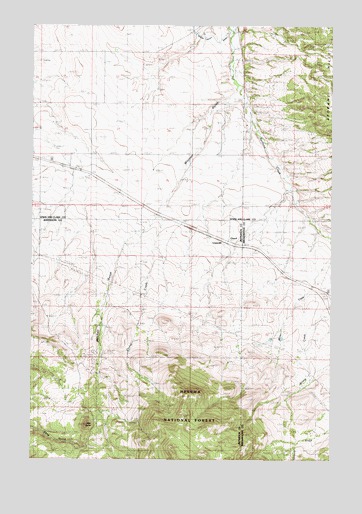 Louisville, MT USGS Topographic Map
