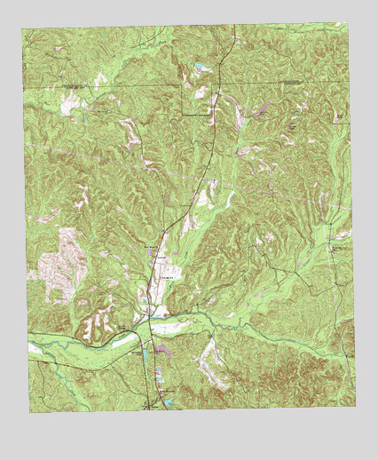 Louvale, GA USGS Topographic Map