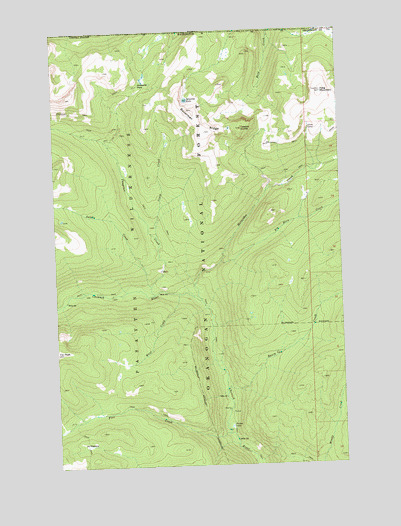 Bauerman Ridge, WA USGS Topographic Map