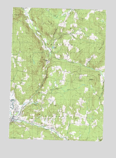 Lovering Mountain, NH USGS Topographic Map