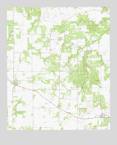 Loving, TX USGS Topographic Map
