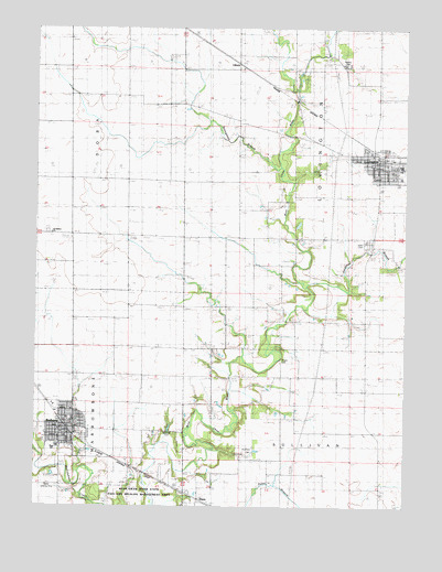 Lovington, IL USGS Topographic Map