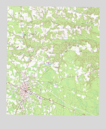 Baxley, GA USGS Topographic Map