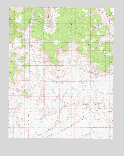 Lower Coyote Spring, UT USGS Topographic Map