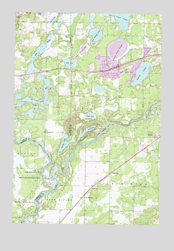 Baxter, MN USGS Topographic Map