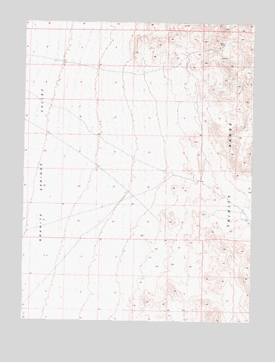 Lowry Well, NV USGS Topographic Map