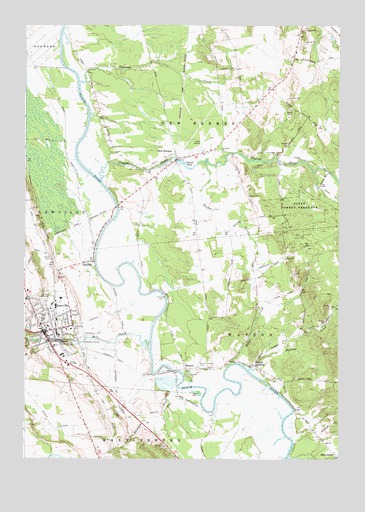 Lowville, NY USGS Topographic Map