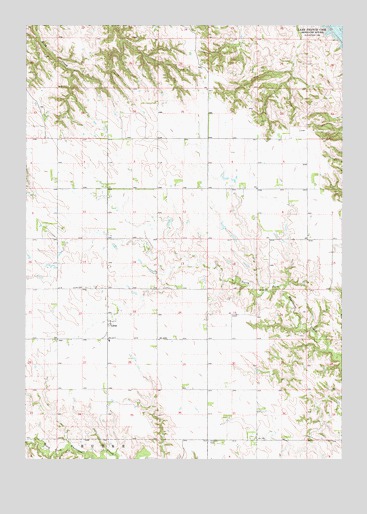 Lucas, SD USGS Topographic Map
