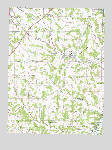 Lucas, OH USGS Topographic Map