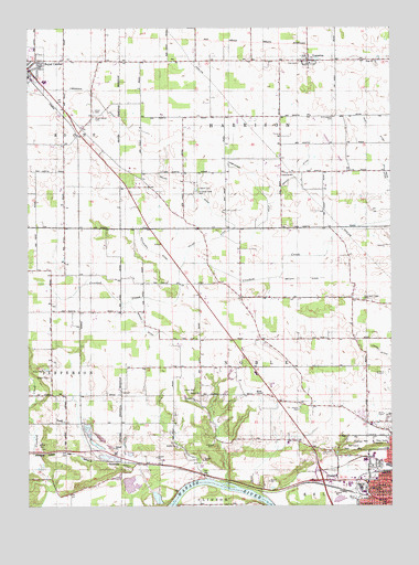Lucerne, IN USGS Topographic Map