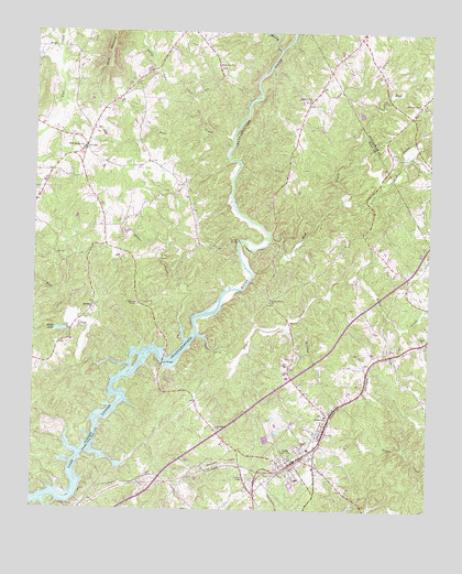 Lula, GA USGS Topographic Map