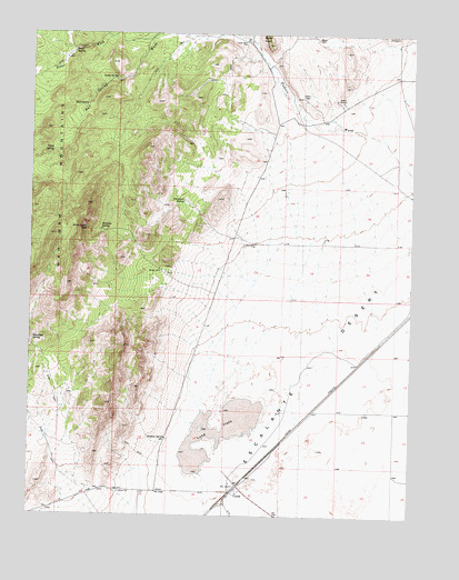 Lund, UT USGS Topographic Map