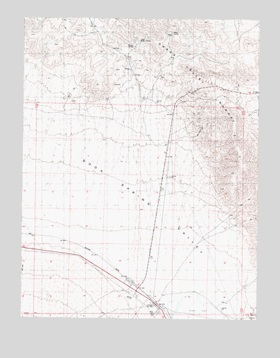 Luning, NV USGS Topographic Map