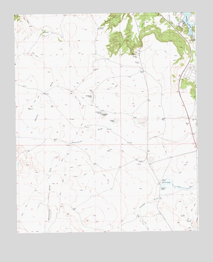 Lyman Lake SW, AZ USGS Topographic Map