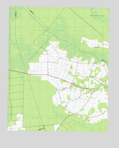 Lynchs Corner, NC USGS Topographic Map