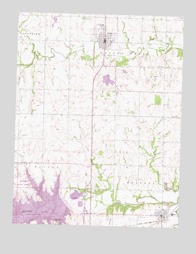 Lyndon, KS USGS Topographic Map