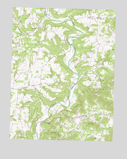 Lynx, OH USGS Topographic Map