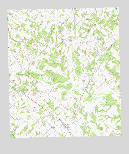 Lyons, TX USGS Topographic Map