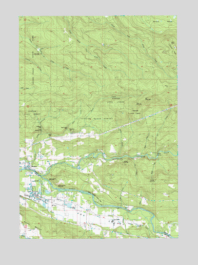 Lyons, OR USGS Topographic Map