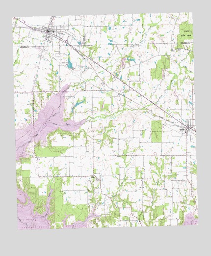Mabank, TX USGS Topographic Map