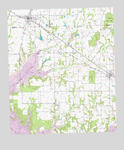 Mabank, TX USGS Topographic Map