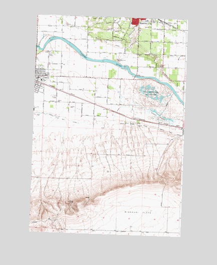 Mabton East, WA USGS Topographic Map