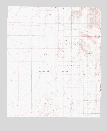 Mack Tanks, NM USGS Topographic Map