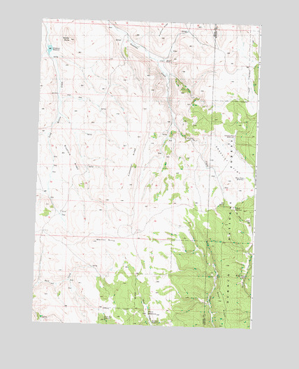 Mackey Butte, OR USGS Topographic Map