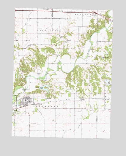 Mackinaw, IL USGS Topographic Map
