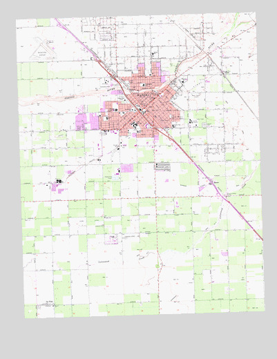 Madera, CA USGS Topographic Map