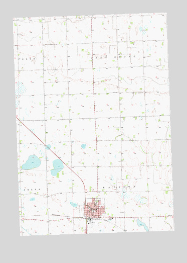 Madison, MN USGS Topographic Map