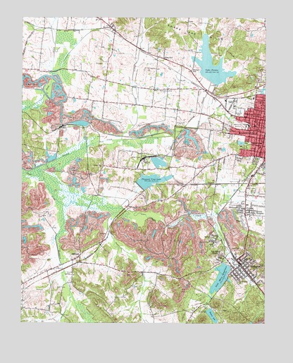 Madisonville West, KY USGS Topographic Map
