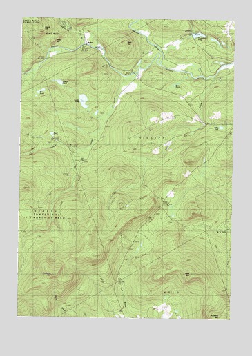 Madrid, ME USGS Topographic Map