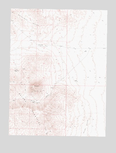 Majuba Mountain, NV USGS Topographic Map
