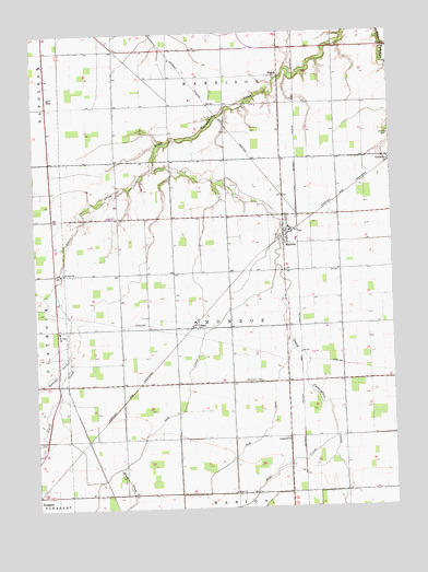 Malinta, OH USGS Topographic Map