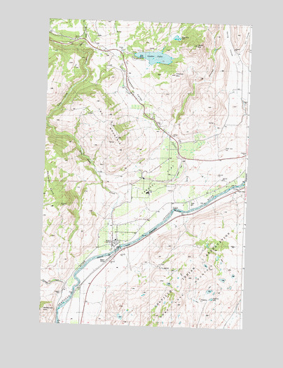 Malott, WA USGS Topographic Map