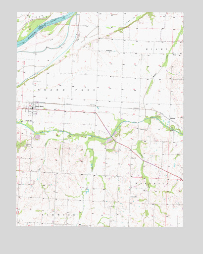Malta Bend, MO USGS Topographic Map