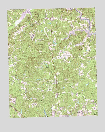 Bayleaf, NC USGS Topographic Map