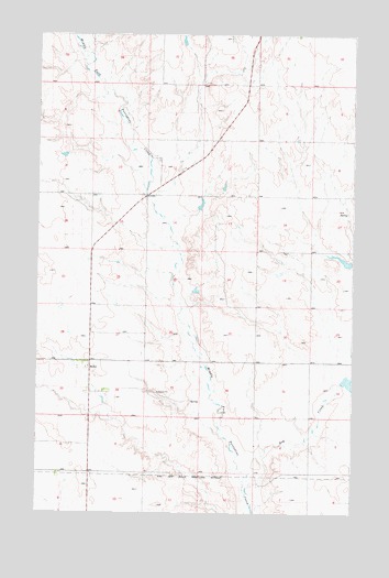 Baylor, MT USGS Topographic Map