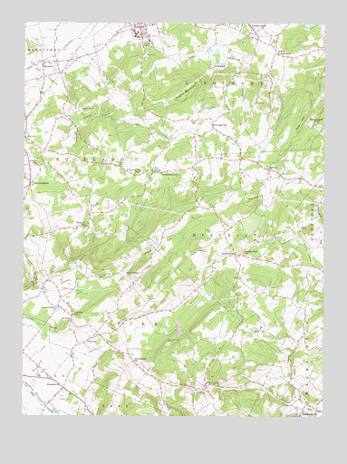 Manatawny, PA USGS Topographic Map