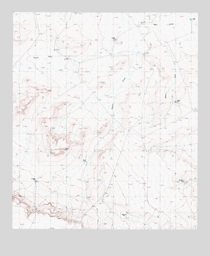 Baylor Draw, TX USGS Topographic Map