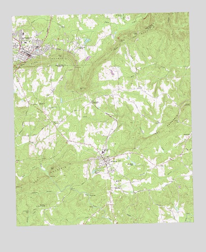 Manchester, GA USGS Topographic Map