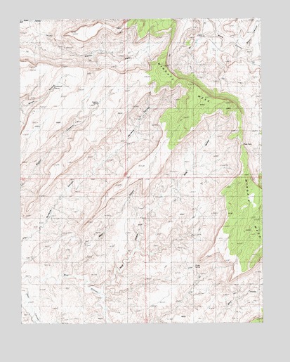 Mancos Mesa NE, UT USGS Topographic Map