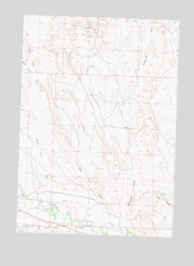 Manderson SE, WY USGS Topographic Map
